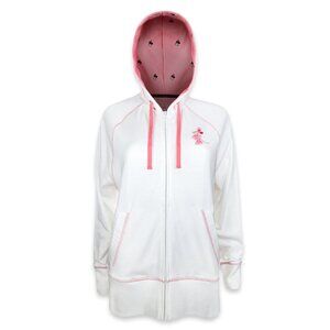 NWOT Disney Women's Hoodie - Minnie Mouse Zip-Front Cotton 2X